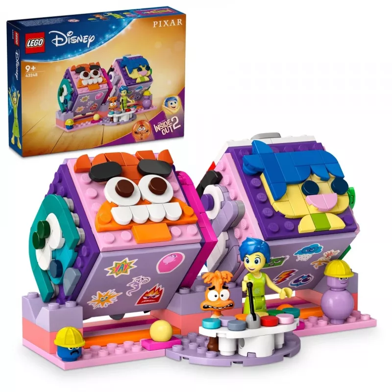 Statybinis žaislas „LEGO Disney Pixar Inside Out 2“ nuotaikos kubelių rinkinys 43248