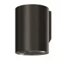 Gartraukis MAAN Elba Mini WPB 431, juodas plienas, 120–300 m³/h, triukšmas 55–61 dB, 400 mm aukštis, elektroninis valdymas su ekranu ir nuotolinio valdymo pulteliu