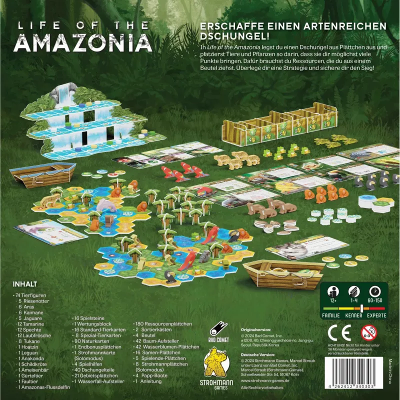 Life of the Amazonia, Stalo žaidimas