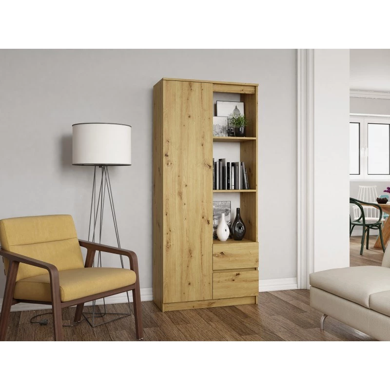 Topeshop RS-80 BILY ART biuro knygų spinta
