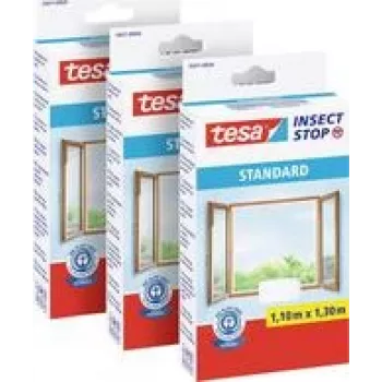 Apsauginis tinklelis nuo vabzdžių Tesa STANDARD 55671 1300 mm x 1100 mm antracitas