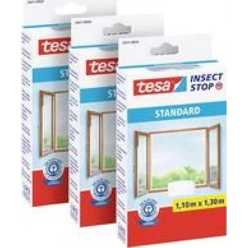 Apsauginis tinklelis nuo vabzdžių Tesa STANDARD 55671 1300 mm x 1100 mm antracitas
