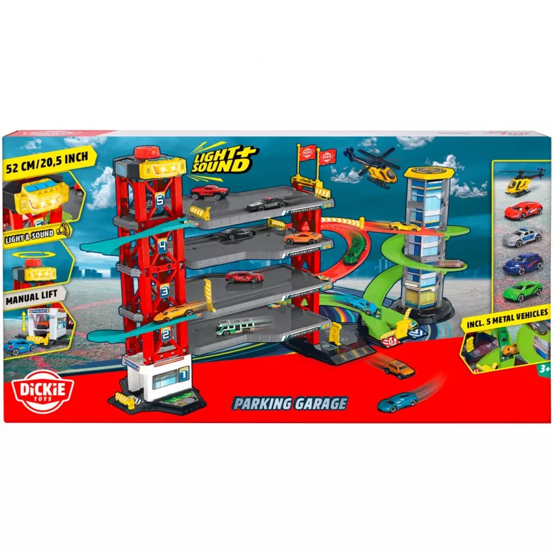 Dickie Parking garage multi-level.+5 cars 333-9000