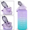 Extralink Motivational Bottle, vandens butelis, 2000 ml, violetinė-mėlyna, BUT-992