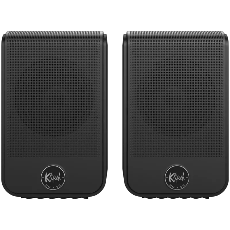 Belaidis vienjuostis garsiakalbis KLIPSCH SURR 100 — 50 W, 2.0 kanalai, 235–20000 Hz, Juoda