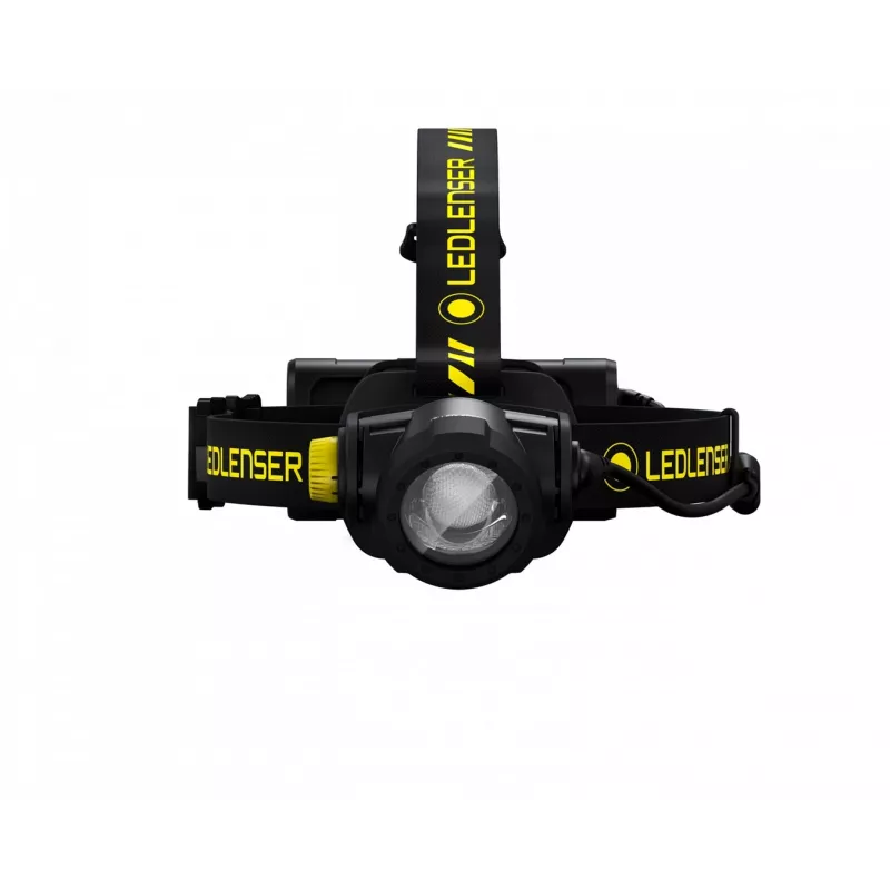 Galvos juostos žibintuvėlis Led Lenser H15R Work juoda geltona