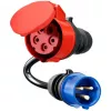 go-e Adapter Gemini flex 11 kW į CEE mėlyną 16 A kabelį 0,3 m