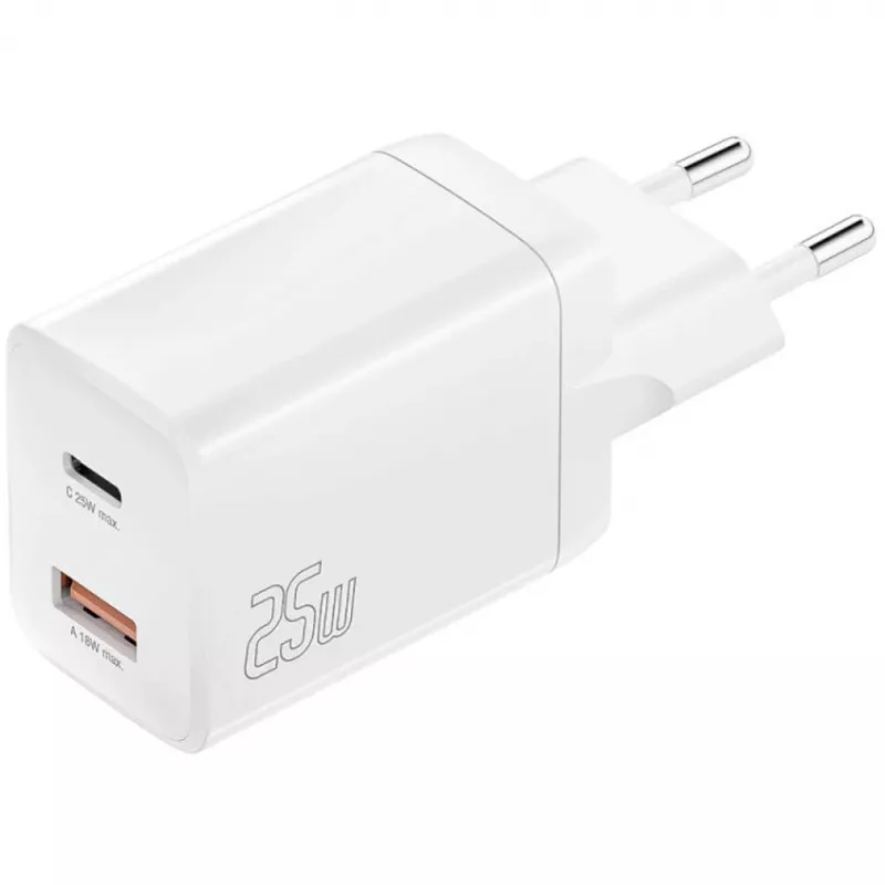 4smarts Ladegert PDPlug Duos 25W 1xC. 1xA. baltas