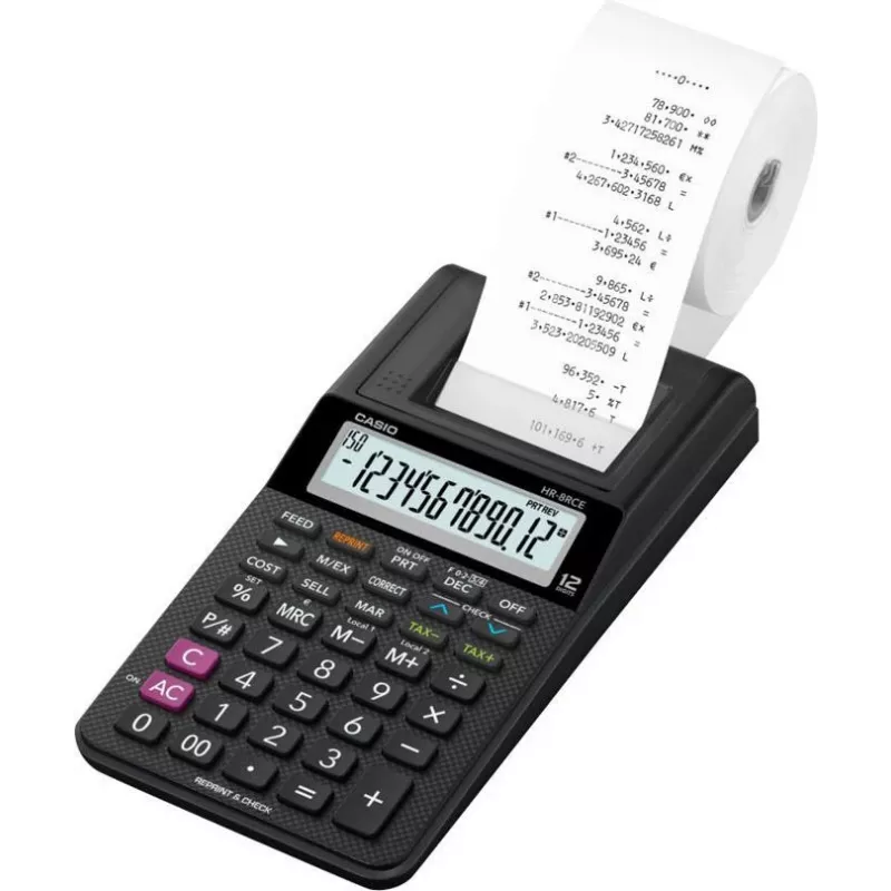Spausdinimo skaičiuotuvas Casio HR-8RCE