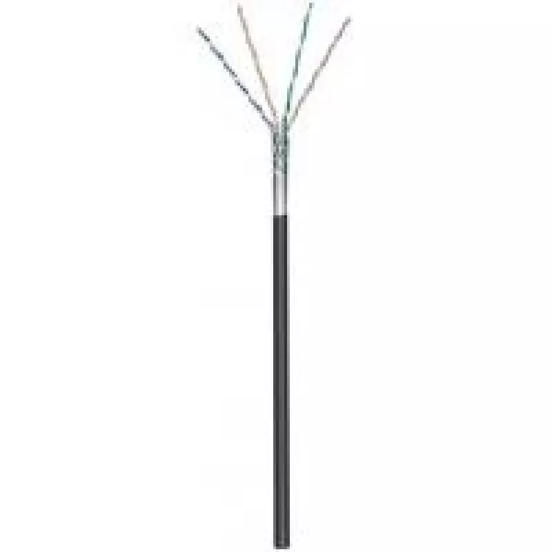Wentronic goobay - Masinis kabelis - 100,0 m - F/UTP - CAT 5e - Vytos gyslos - Juodas (57295)