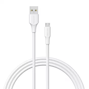Kabelis USB 2.0 į MICRO-B / 1 m baltas Ctiwf Vention