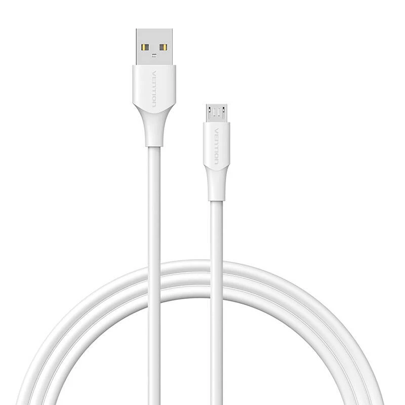 Kabelis USB 2.0 į MICRO-B / 1 m baltas Ctiwf Vention