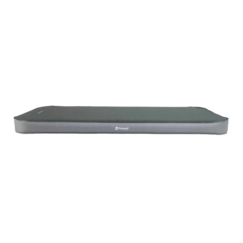 Vienvietis čiužinys Outwell Dreamboat Single — poliesteris, 810×2070×120 mm, žalia/pilka