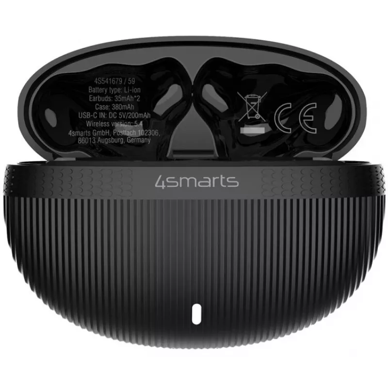Ausinės 4smarts SkyBuds Pro ANC True Wireless Stereo Bluetooth juodos