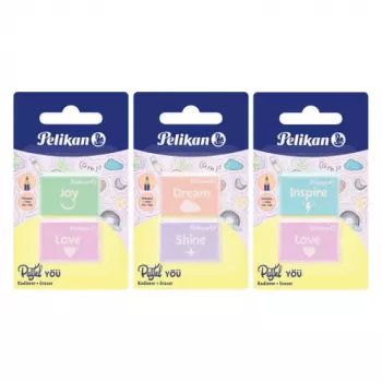 Trintukas Pelikan 606196 Plastikinis Asorti spalvų 2 vnt.