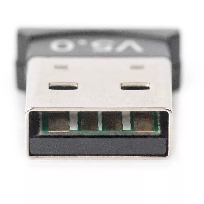 Digitus DN-30211 USB 2.0 adapteris, juodas, plastikinis, kompaktiškas dizainas