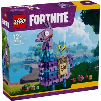 Laikymo žaislas LEGO 77071 Fortnite Llama konstrukcinis žaislas – LEGO prekės ženklo laikymo ir demonstravimo įrenginys