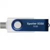 „Xporter X550“ 32 GB, USB atmintinė mėlyna/baltos spalvos, USB-A ir USB-C 3.2 Gen 1