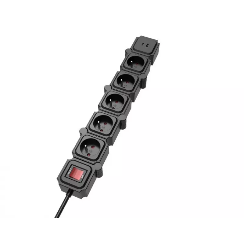 Maitinimo lizdas TB Energy Power Strip 1.5 m — 1.5 m laidas, keli lizdai