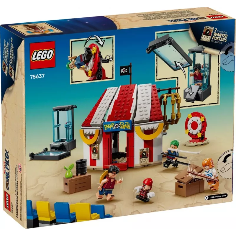 “LEGO Bricks” žaidimo rinkinys „Klovno Bagio cirko palapinė“ 75637 — 573 detalės, 4 minifigūrėlės, amžius 8+