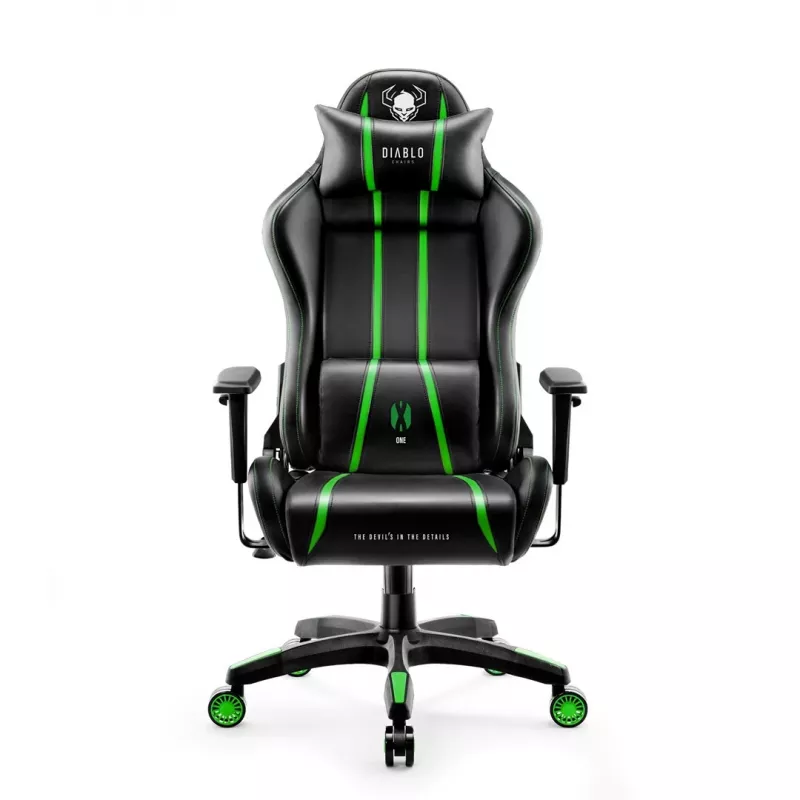 Diablo X-One 2.0 Normal Size Gaming chair Juoda, Green