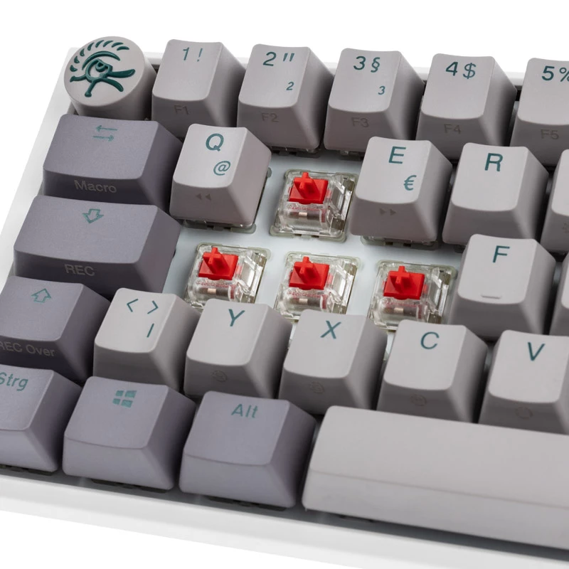 Ducky One 3 SF klaviatūra, žaidimams, USB, QWERTZ, vokiška, pilka