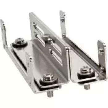HDD vibracijos slopintuvas „InLine 243“ – montavimo adapteris nuo 5,25 col. iki 3,5 col. – sidabrinis