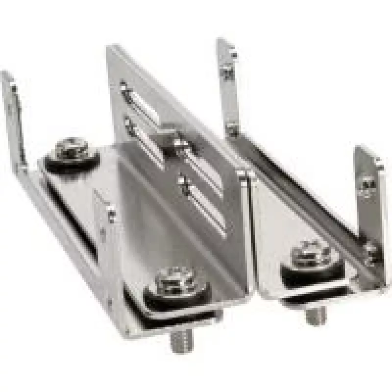 HDD vibracijos slopintuvas „InLine 243“ – montavimo adapteris nuo 5,25 col. iki 3,5 col. – sidabrinis