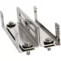 HDD vibracijos slopintuvas „InLine 243“ – montavimo adapteris nuo 5,25 col. iki 3,5 col. – sidabrinis