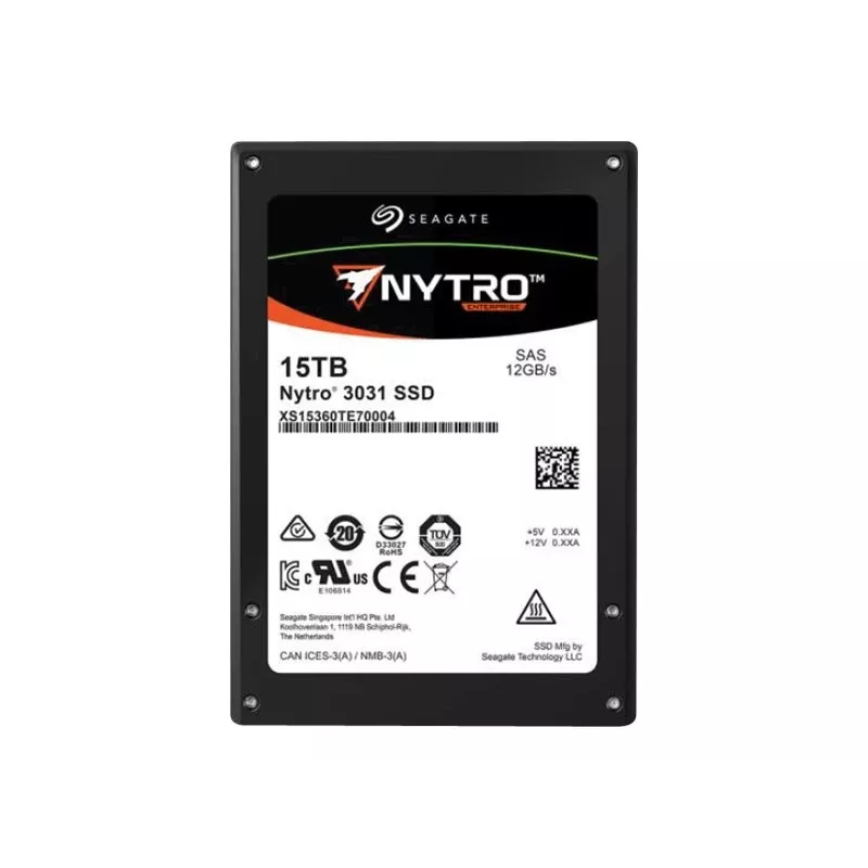 Seagate Enterprise XS15360TE70014 vidinis kietojo kūno diskas 15 TB 2,5 col. SAS 3D eTLC