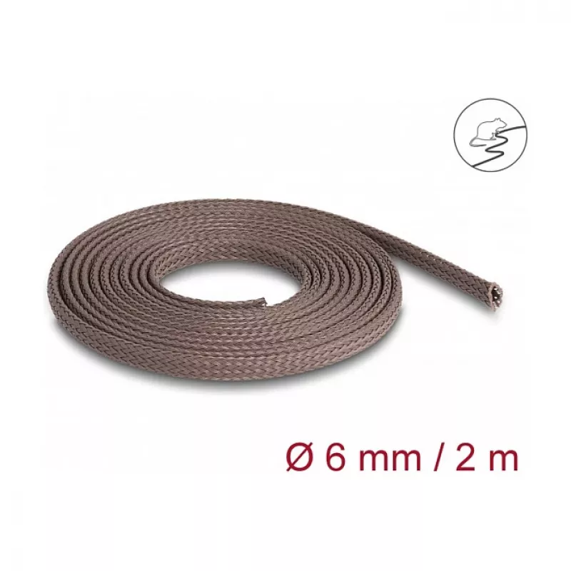 Kabelių įvorė DeLOCK 20897 Ruda Poliesterio 6mm