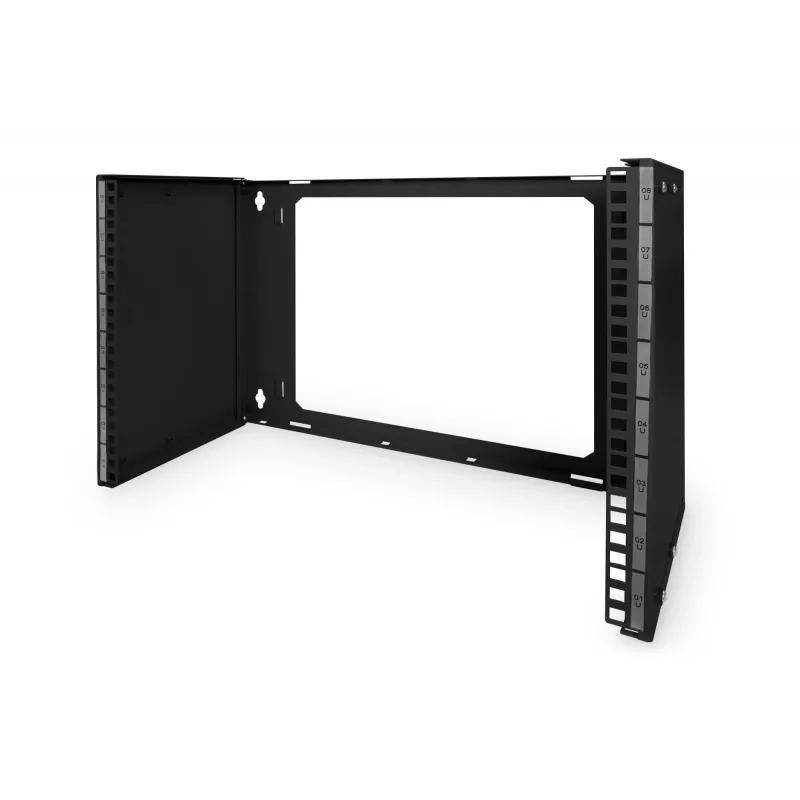 Digitus DN-19 PB-4U-SW - Sieninis stovas - Juoda, RAL 9005 - 8U - 48,3 cm (19 inch) (DN-19 PB-8U-SW)