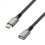 USB 3.2 Gen2 Type-C į USB-C/F, PD, 1m