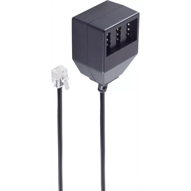 telefono laidas ShiverPeaks BS71018-1 0,2 m juodas