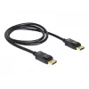 DisplayPort kabelis DeLOCK 82423 1m kištukas-kištukas juodas