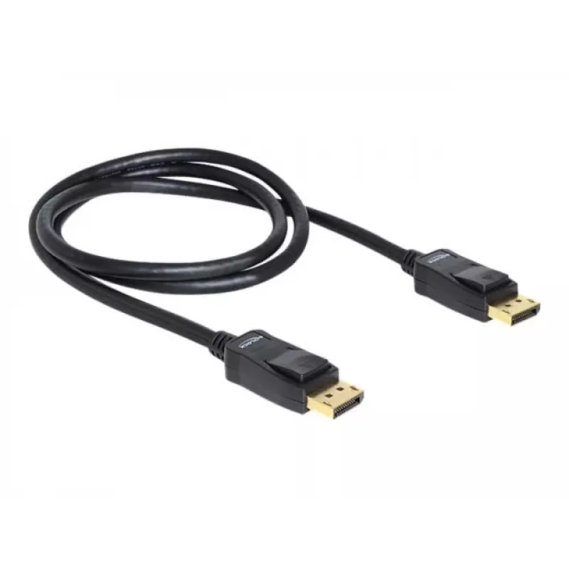 DisplayPort kabelis DeLOCK 82423 1m kištukas-kištukas juodas