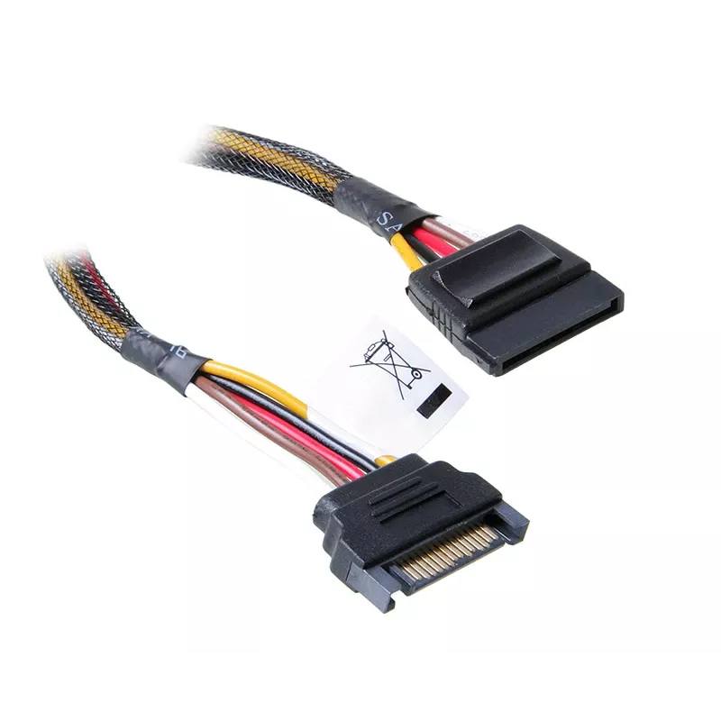 SATA maitinimo laido ilgintuvas Akasa AK-CBPW04-30 0,3 m