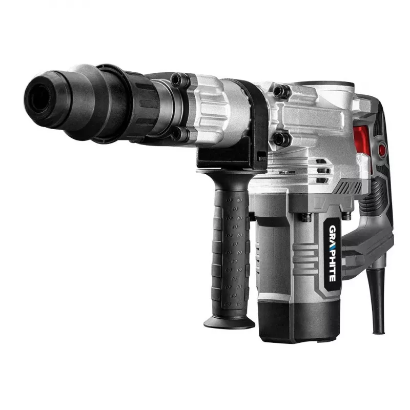 Graphite 58G877 griovimo kūjis SDS Max Juoda, Sidabrinė 1300 W
