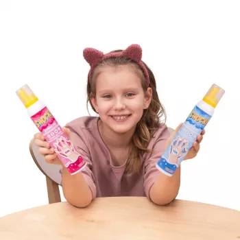 Slime TUBAN Tuban SHOCK! Multisensorinės putų-gelio braškių kvapo, 200 ml (raudona)