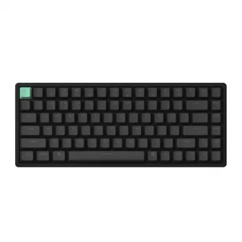 Mechaninė belaidė klaviatūra Keychron K2 — kompaktiška 84 klavišų, juoda, Bluetooth ir USB-C, RGB apšvietimas
