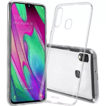 StyleShell Flex, permatomas telefono dėklas, Samsung Galaxy A41