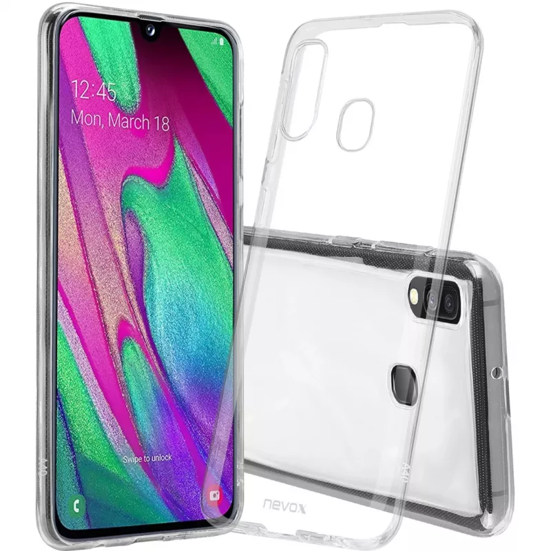 StyleShell Flex, permatomas telefono dėklas, Samsung Galaxy A41