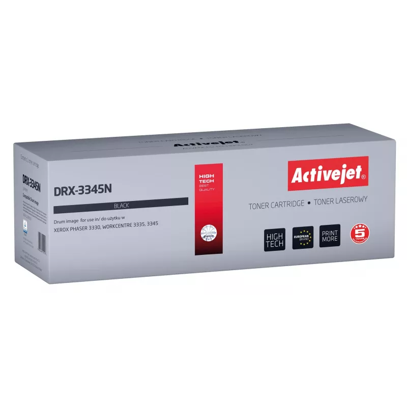 Activejet DRX-3345N būgnas (pakaitalas Xerox 101R00555; 30000 puslapių; juodas)