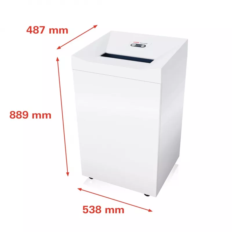 Popieriaus smulkintuvas HSM Pure 630 dalelių pjovimas 31 cm 700 W baltas
