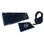 Klaviatūra su pele Rebeltec SHERMAN Gaming USB QZERTY anglų juoda