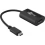 Goobay 38530 Kabelio sąsajos adapteris USB-C DisplayPort juodas (38530)