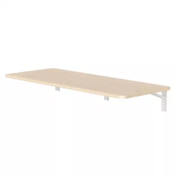 Sieninis sulankstomas lentynėlė MACLEAN MC-128 WD 100×40 cm, medžio apdaila