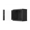 Prie sienos montuojamas stovas LANBERG WF03-5309-10B, 9U, 500×350×540 mm, maks. apkrova 60 kg, juodas