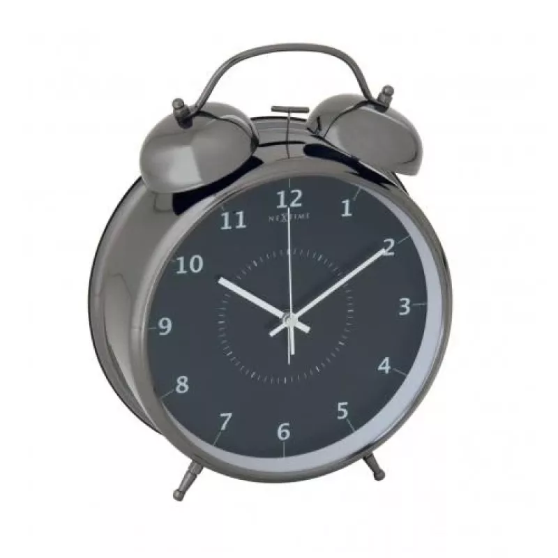 NeXtime klok 5113zw Wake Up Alarm, 23x30, juoda / turkio