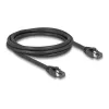 DeLOCK RJ45 tinklo kabelis Cat.8.1 S/FTP 2m 40Gbps juodas